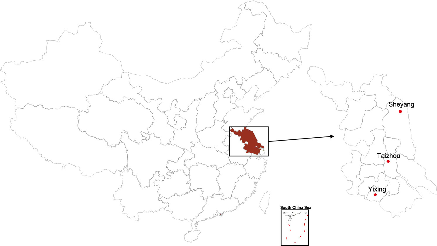 研究点位分布
